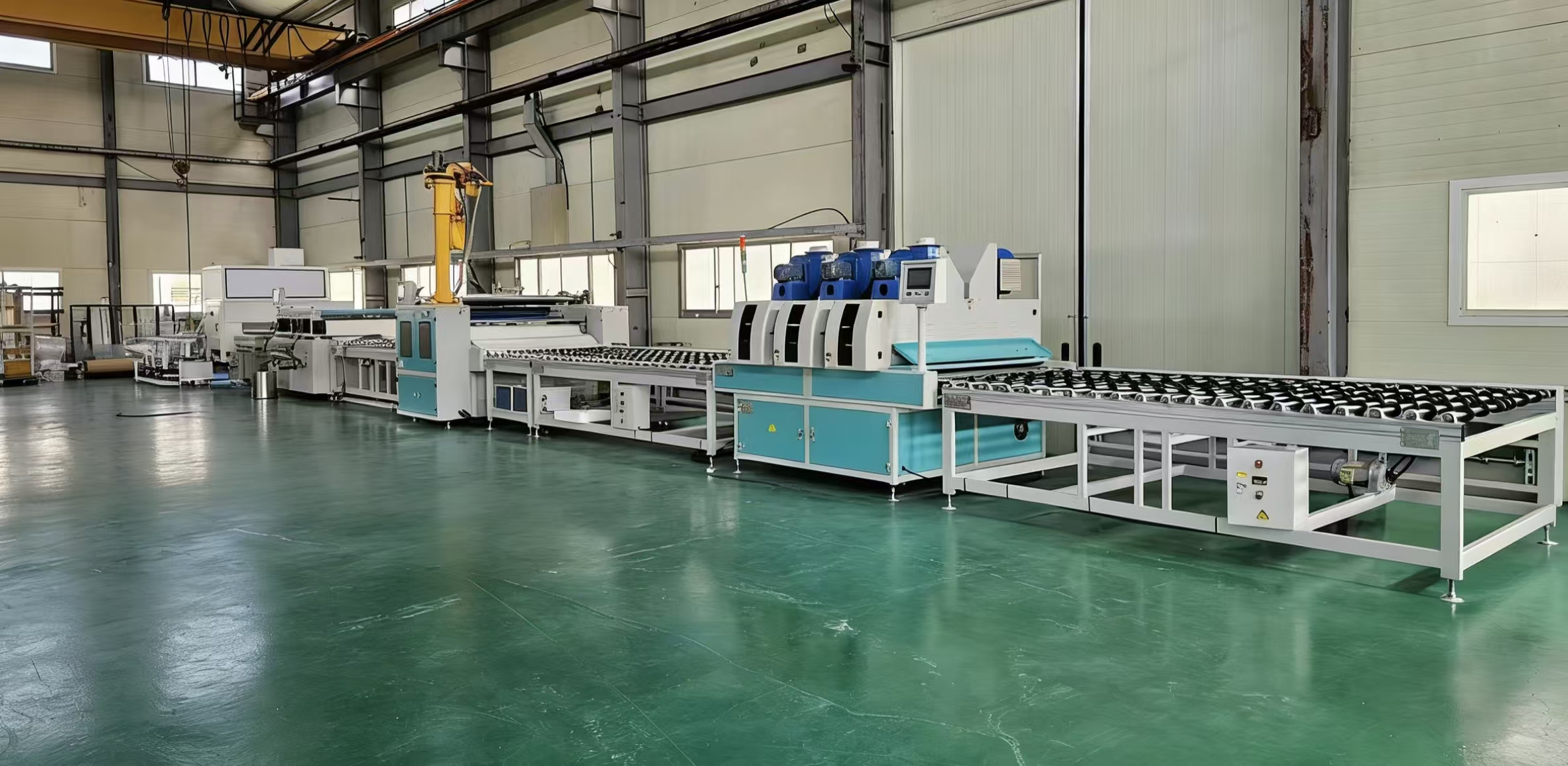 Integrated Panel Coating Production Line, Automatic Spraying Machine, RollerCoating Machine, Spray Coating Machine, Drying Machine, Backing Panel Scraping Coating Production Line, UV Curing Machine