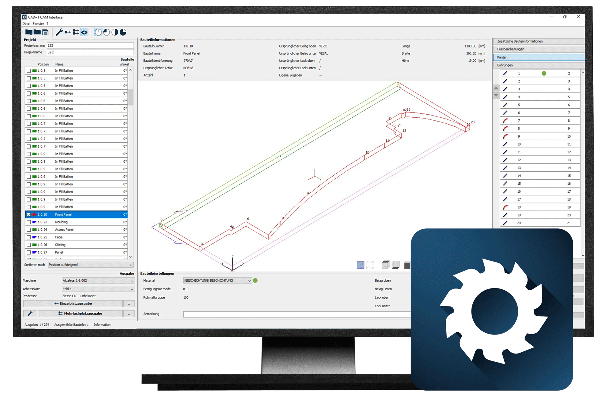 CAD+T CNC